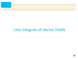 5858
Line Integrals of Vector Fields
 