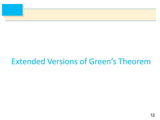 1212
Extended Versions of Green’s Theorem
 