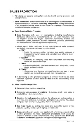Chapter 16 advertising, sales promotion & public relations | PDF