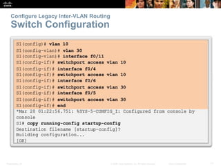 Chapter 16 : inter-vlan routing | PPTX