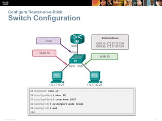 Chapter 16 : inter-vlan routing | PPTX