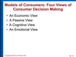 Chapter 16 Consumer Buying Decision | PPT