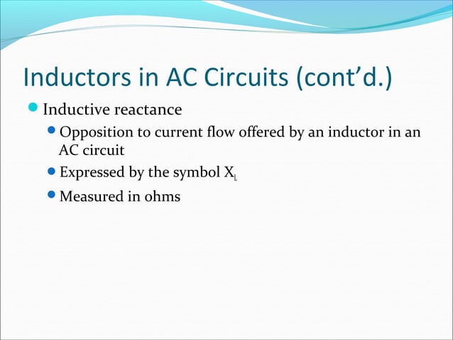inductive ac circuits | PPT
