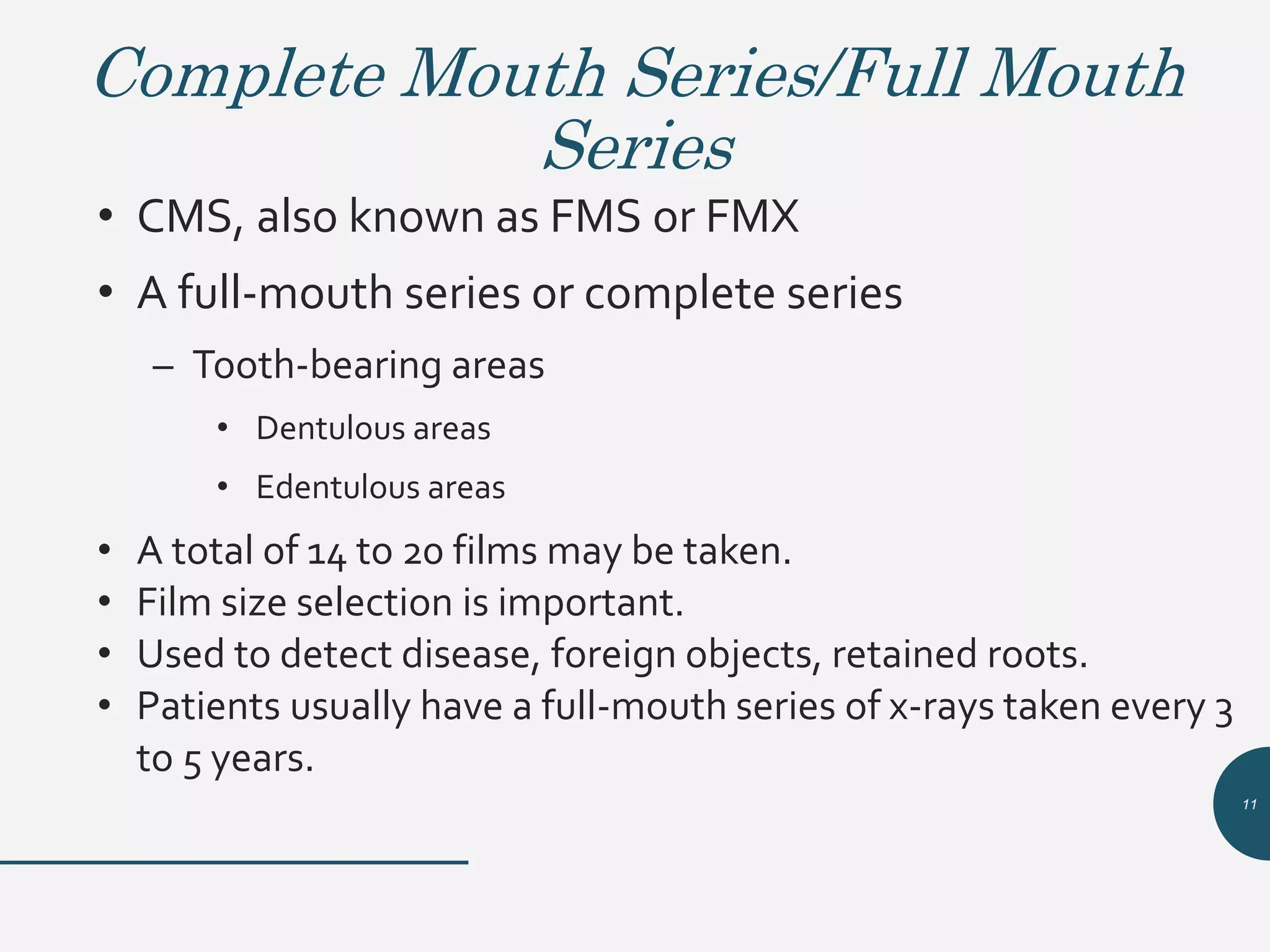 Chapter 16: Intro to Dental Imaging Examinations | PPT