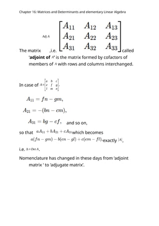 Matrices, Determinants, and Elementary Linear Algebra: Ancient Indian ...