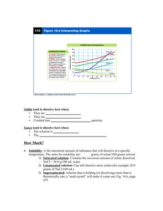 Chemistry - Chp 16 - Solutions - Notes | DOC