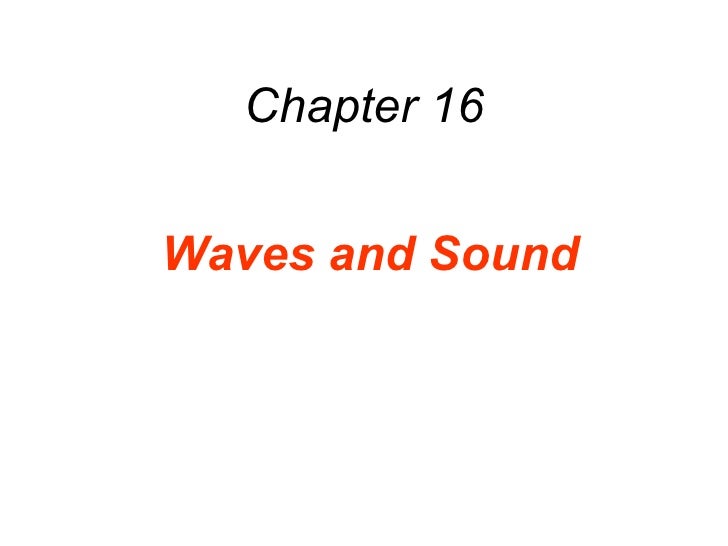 AP Physics Chapter 16 Powerpoint
