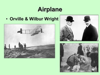 Airplane Orville & Wilbur Wright 