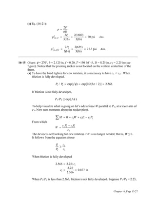 Chapter_16_solution_shigley_9th__edition | PDF