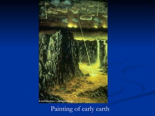 Painting of early earth 