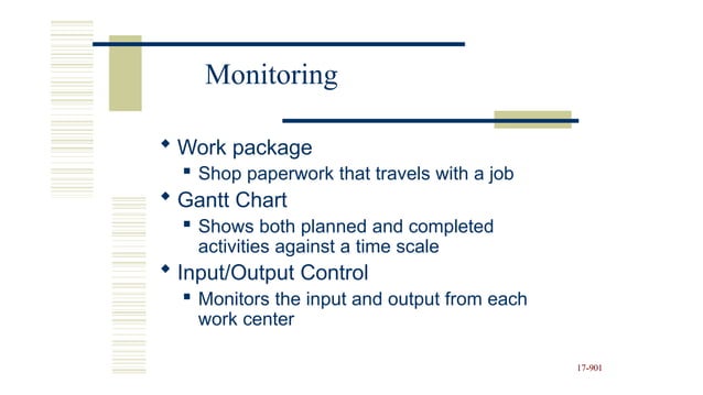 chapter 17.pptx of scheduling in operations | PPTX