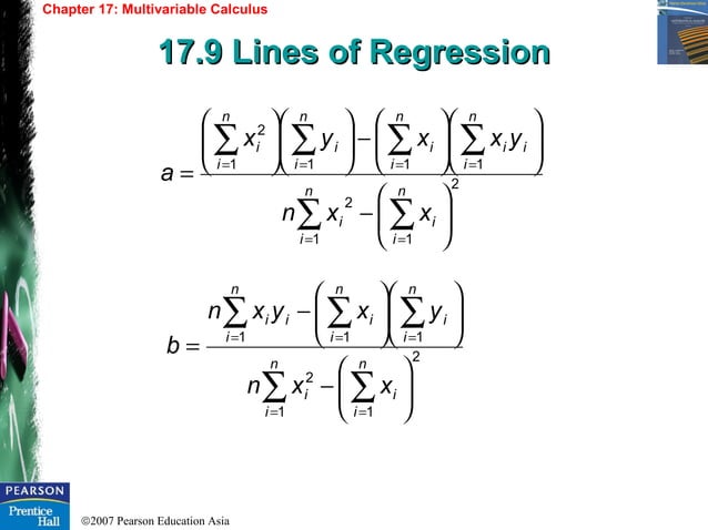 Chapter 17 - Multivariable Calculus | PPT