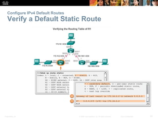 Chapter 17 : static routing | PPTX