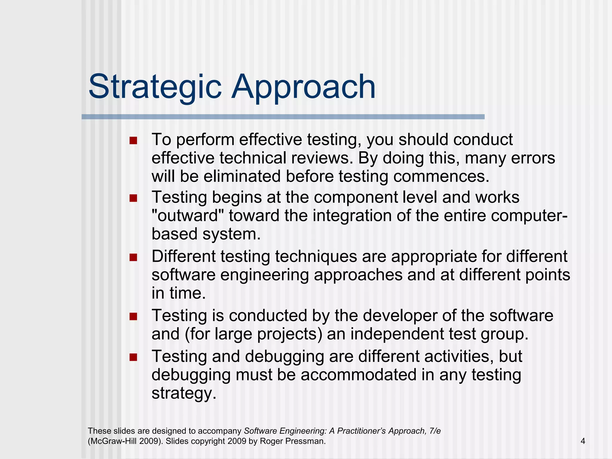 Software Testing Strategies | PPT