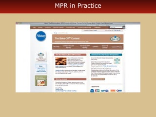 MPR in Practice

 