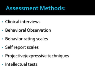 Clinical Child and Adolescent Psychology | PPTX
