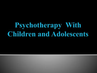 Clinical Child and Adolescent Psychology | PPTX