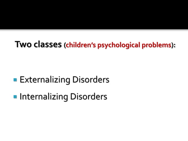 Clinical Child and Adolescent Psychology | PPTX | Mental Health