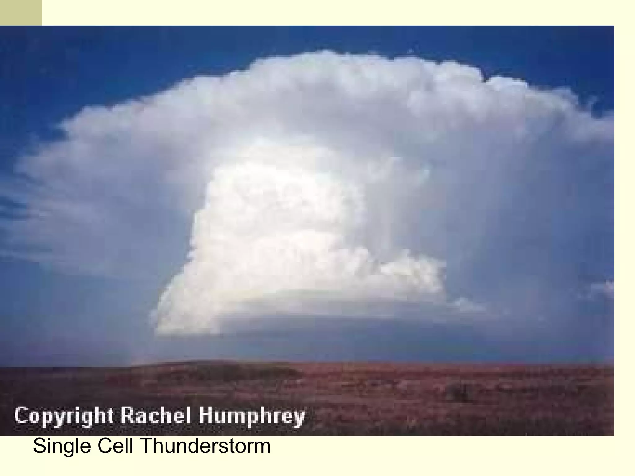 Single Cell Thunderstorm 