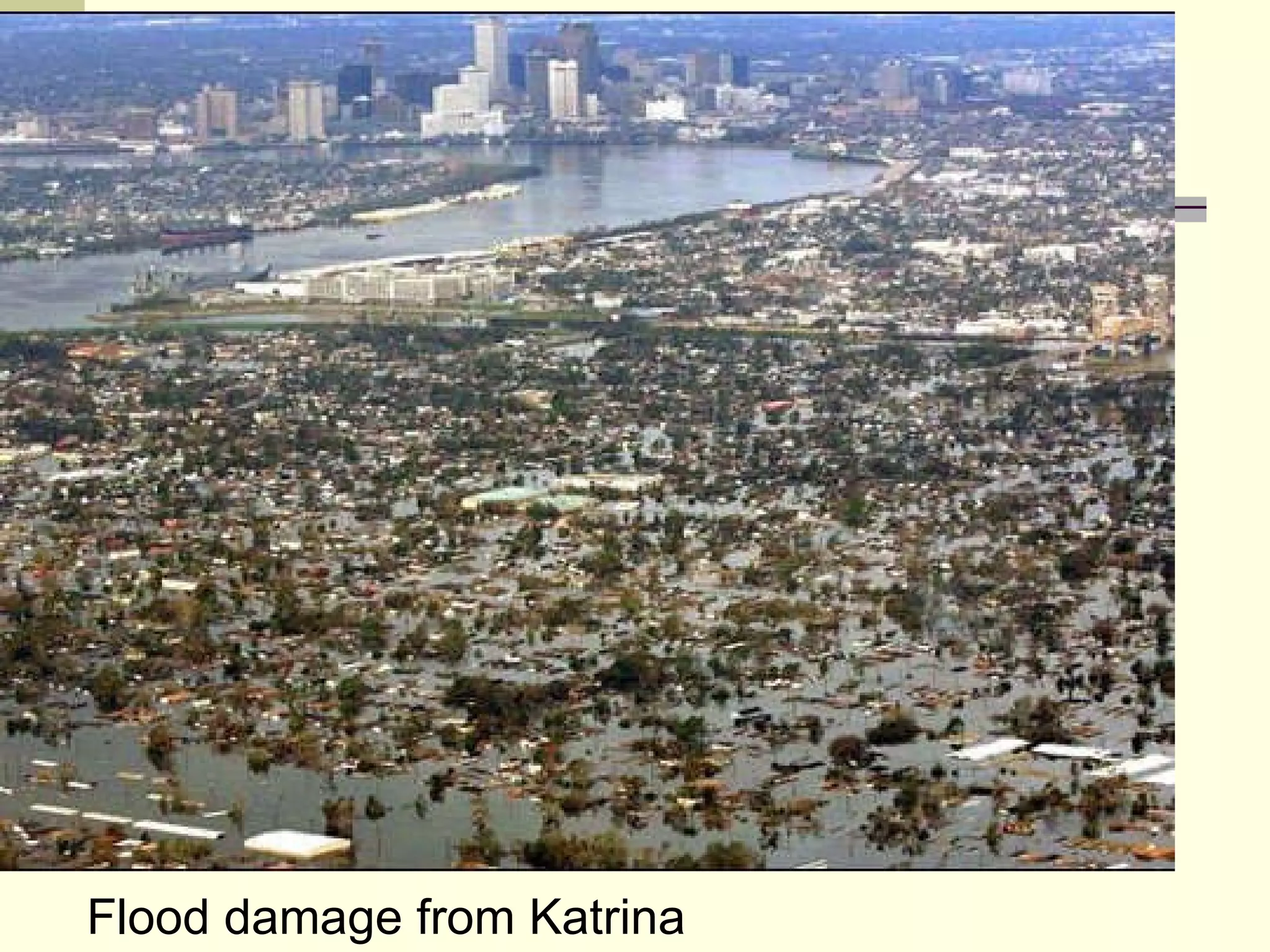 Flood damage from Katrina 