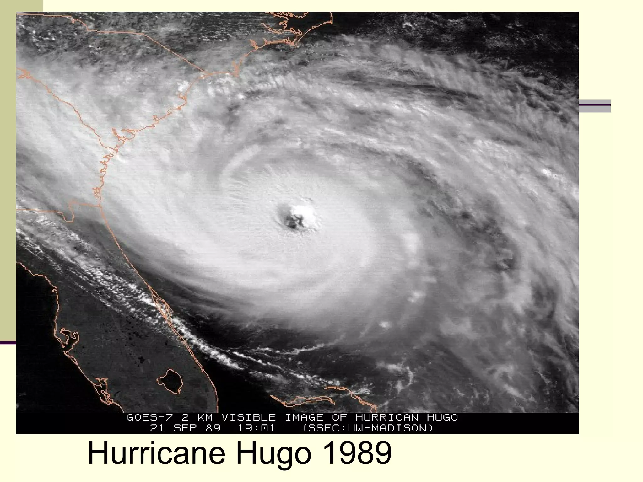 Hurricane Hugo 1989 