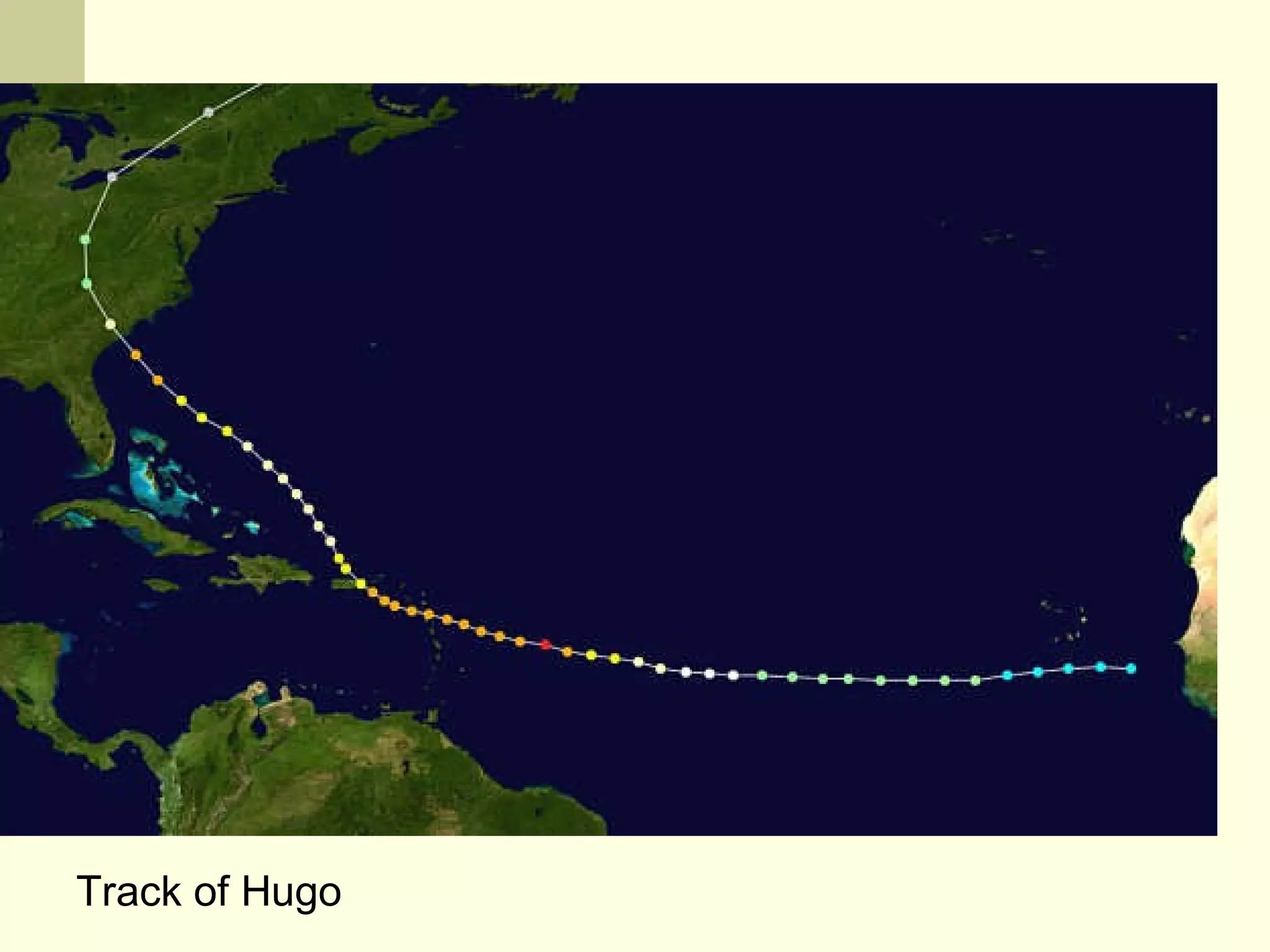 Track of Hugo 