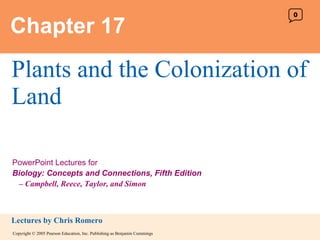 Chapter 17 Plants and the Colonization of Land 0 