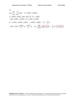 Chapter 17 solutions_to_exercises(engineering circuit analysis 7th) | PDF