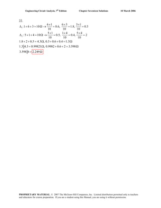 Chapter 17 solutions_to_exercises(engineering circuit analysis 7th) | PDF