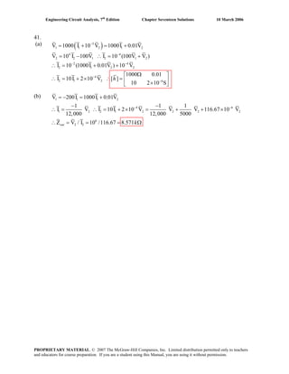 Chapter 17 solutions_to_exercises(engineering circuit analysis 7th) | PDF