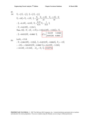 Chapter 17 solutions_to_exercises(engineering circuit analysis 7th) | PDF