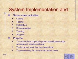 Chapter17 system implementation | PPT