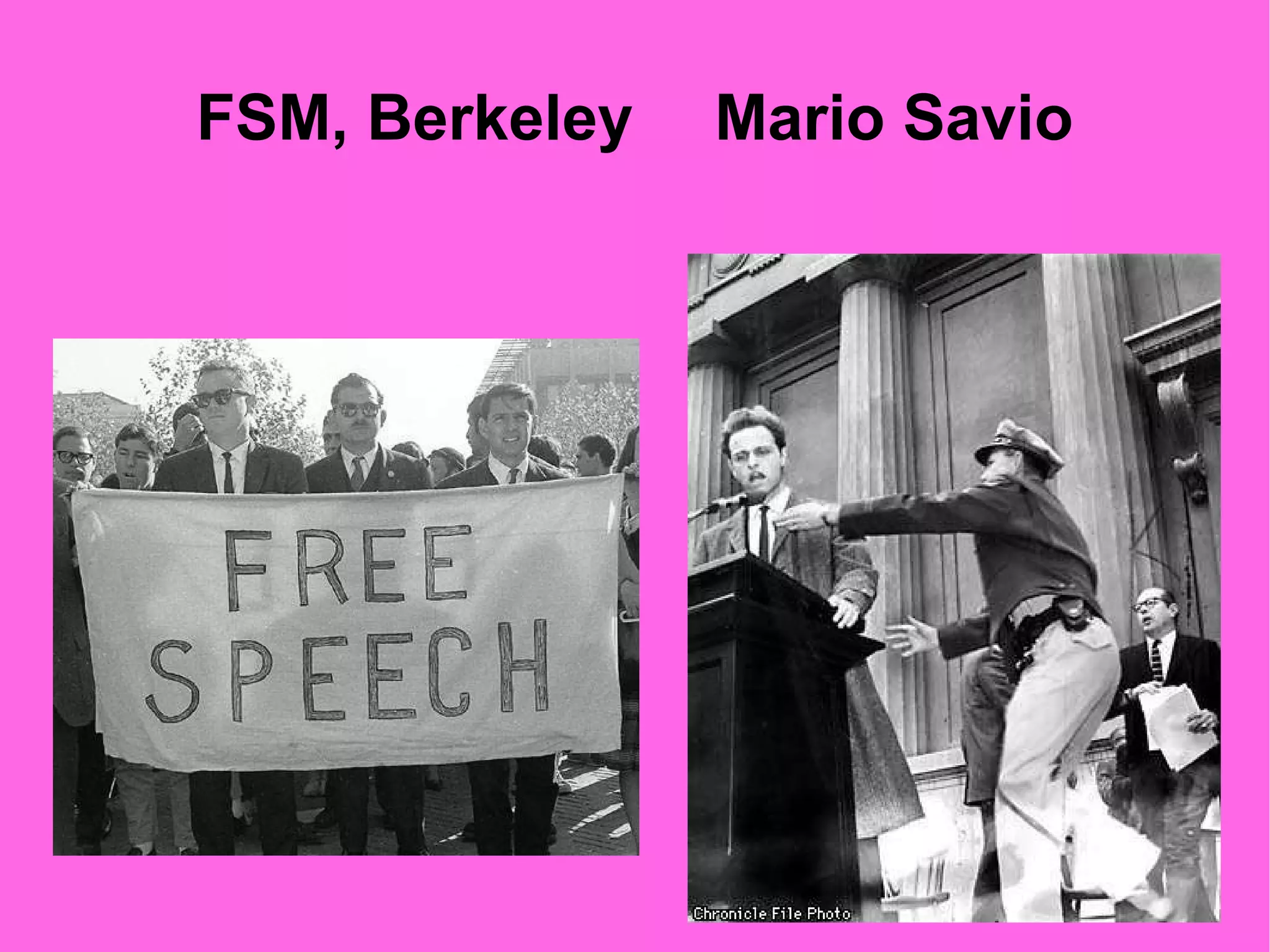 FSM, Berkeley Mario Savio 
