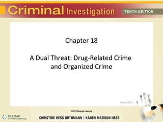Chapter 18

A Dual Threat: Drug-Related Crime
       and Organized Crime



                             Hess 18-1
 