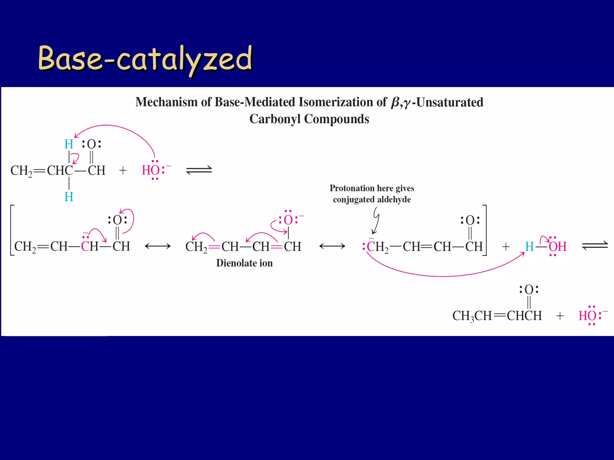 Base-catalyzedBase-catalyzed
 