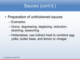 Degrease Definition Cooking Chapter 18 - Starches and Sauces | PPTX
