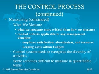 Chapter 18 Foundations Of Control | PPT