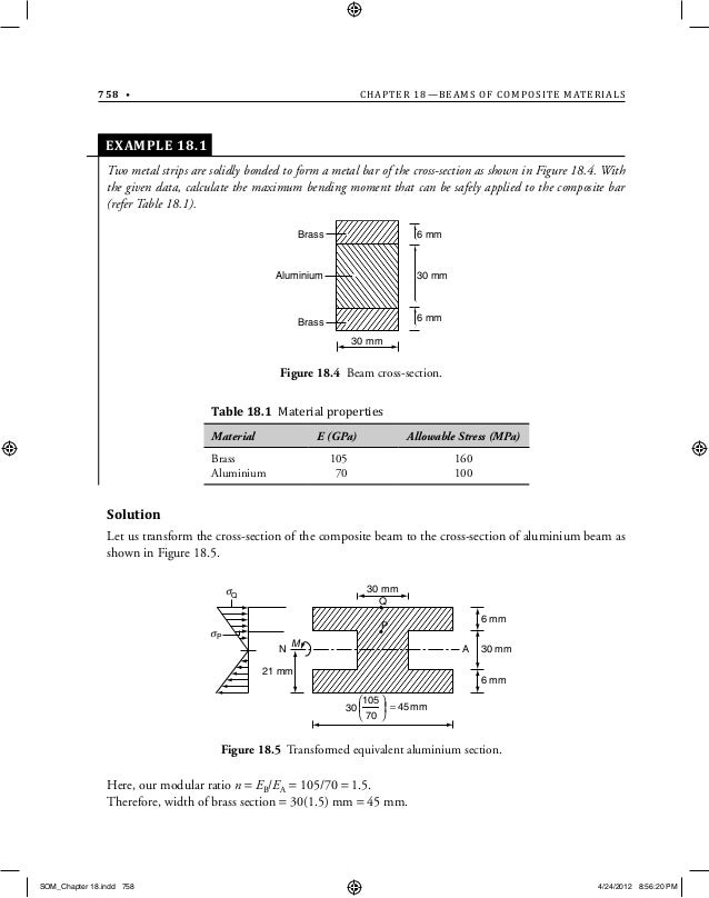 Chapter 18(beams of composite materials)