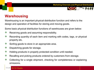 Chapter 18 marketing channels and physical distribution marketing ...