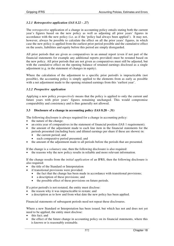 Prior Year Adjustment Disclosure Example