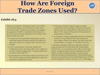 18How Are Foreign
Trade Zones Used?
Roy Philip 8
Exhibit 18.3
 