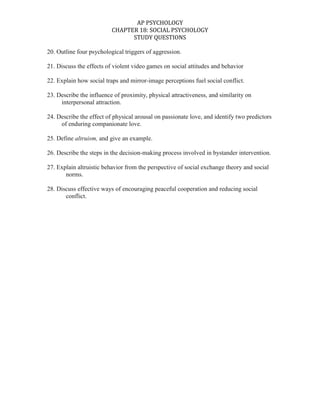 Chapter 18 study questions