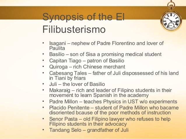 El Filibusterismo Reaction Paper El Filibusterismo 0505