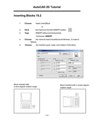 insert autocad blocks | PDF
