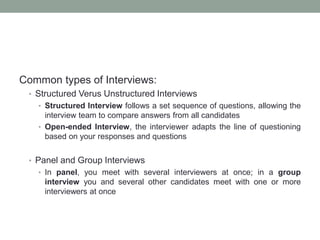 Chapter 19 applying interview style and | PPT