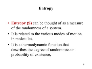 Comprehensive Overview of Chemical Thermodynamics: Energy, Entropy, and ...