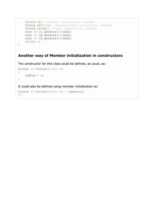 Chapter19 constructor-and-destructor | PDF