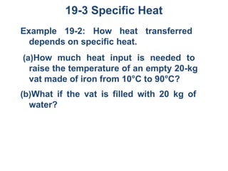 Specific Heat Visual Example Comprehensive Overview of Heat and Thermodynamics Principles | PPTX