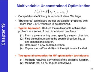 Multivariable Optimization Example Chapter_19 Non-linear programming (3-7-05).ppt