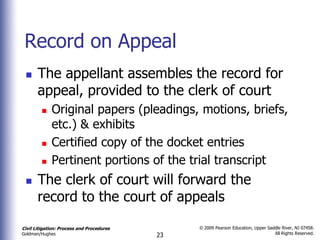 Chapter 19 nineteen post trial procedures civ lit 2nd | PPTX